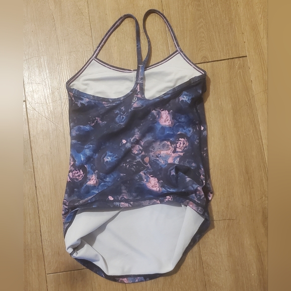Lululemon Power Y Tank Luon Moody Mirage Bark Berry Deep Navy - Picture 14 of 16